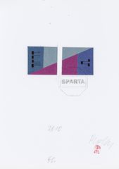Sparta – poštová známka č. 50