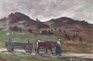 Woman with carriage