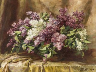 A bouquet of lilacs