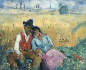 Gypsies in the meadow