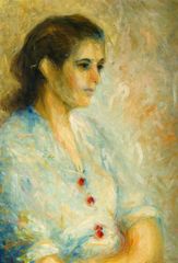 Portrét ženy (obojstranne maľované)