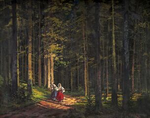Žena v lese