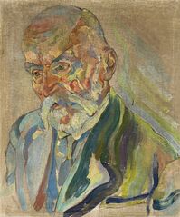 Portrait of Jozef Škultéty (study) (damaged)