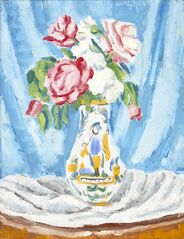 Kytica ruží (obojstranne maľované)
