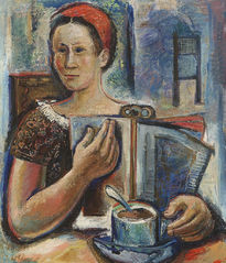 Parížanka v kaviarni