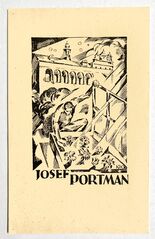 Ex libris Josef Portman