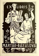 Ex libris Marták-Rázusová