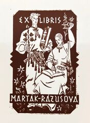 Ex libris Marták-Rázusová