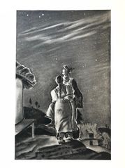 Rozlúčka (ilustrácia k básni Detvan od Andreja Sládkoviča)